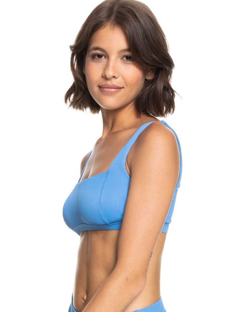 Roxy Love The 360 Athletic Bikini Top Regatta | WXNJT-7285