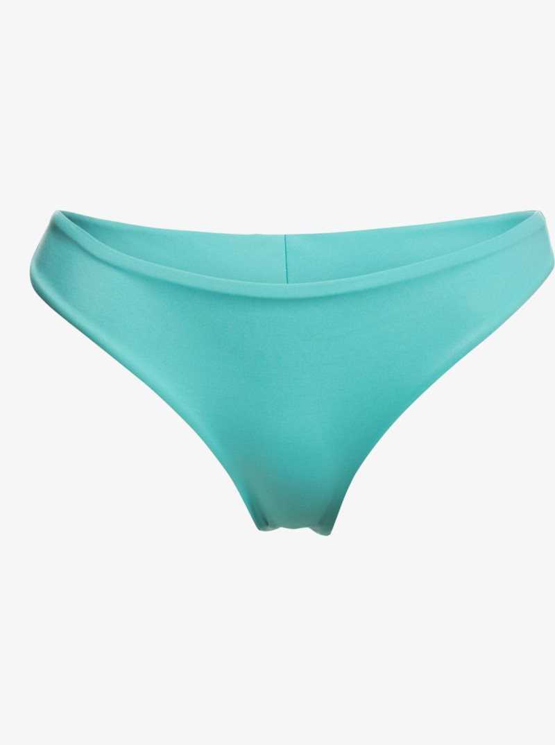 Roxy Love The Baja Cheeky Bikini Bottoms Sea Blue | MXUEW-6732