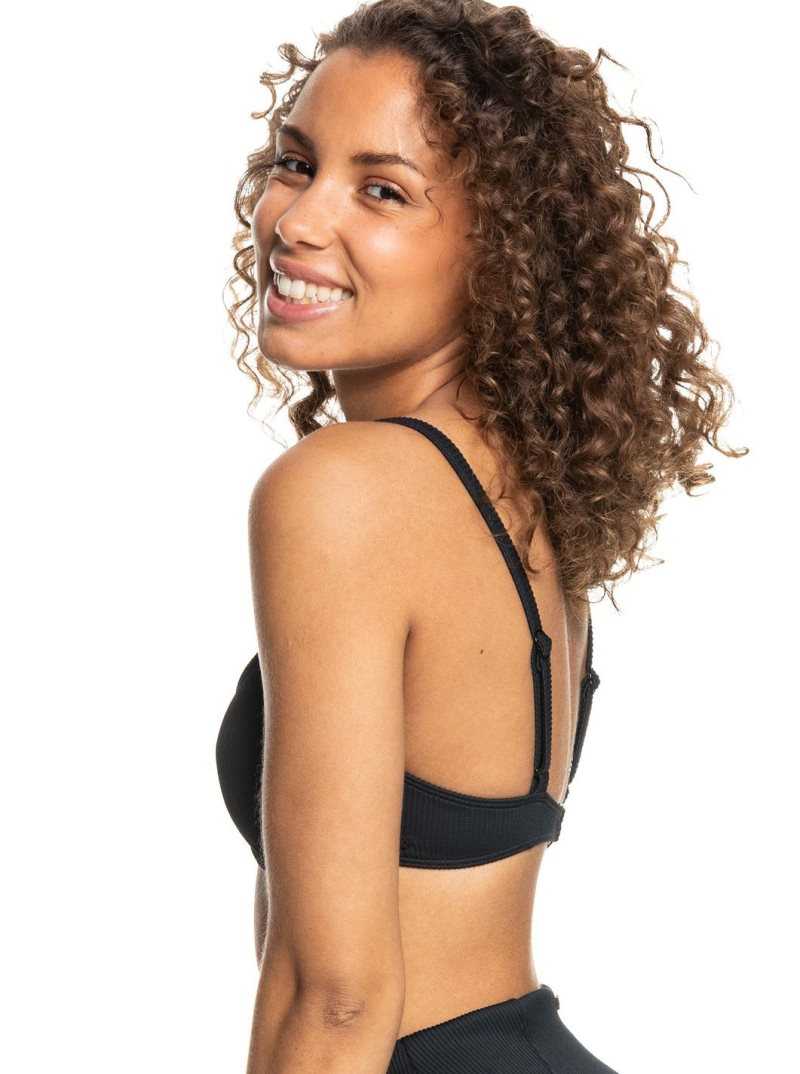 Roxy Love The Muse Bikini Top Anthracite | CDJGH-1864