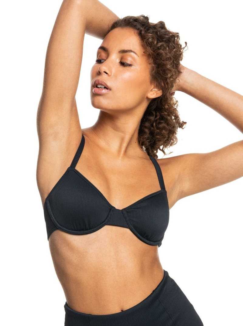 Roxy Love The Muse Bikini Top Anthracite | CDJGH-1864