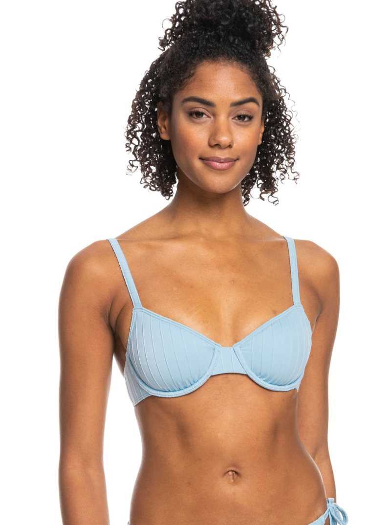 Roxy Love The Muse Bikini Top Cerulean | ZYSNJ-5361