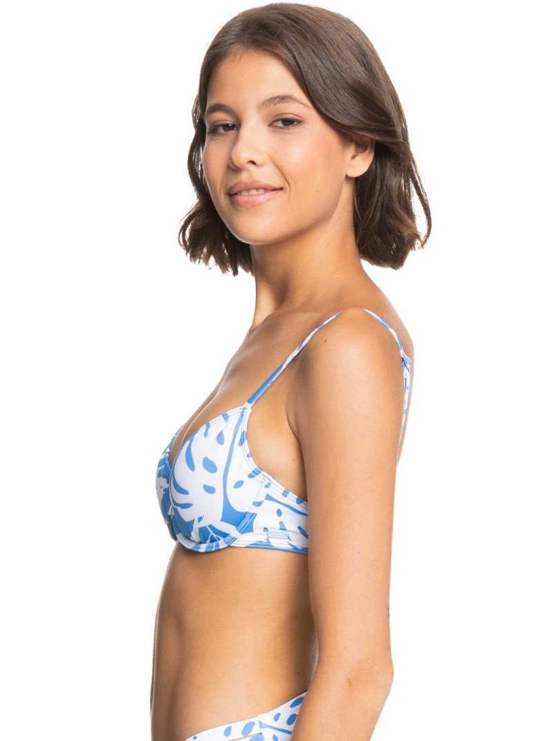 Roxy Love The Muse Underwired Bikini Top Regatta S Surf Trippin Bico | QJZCU-6912