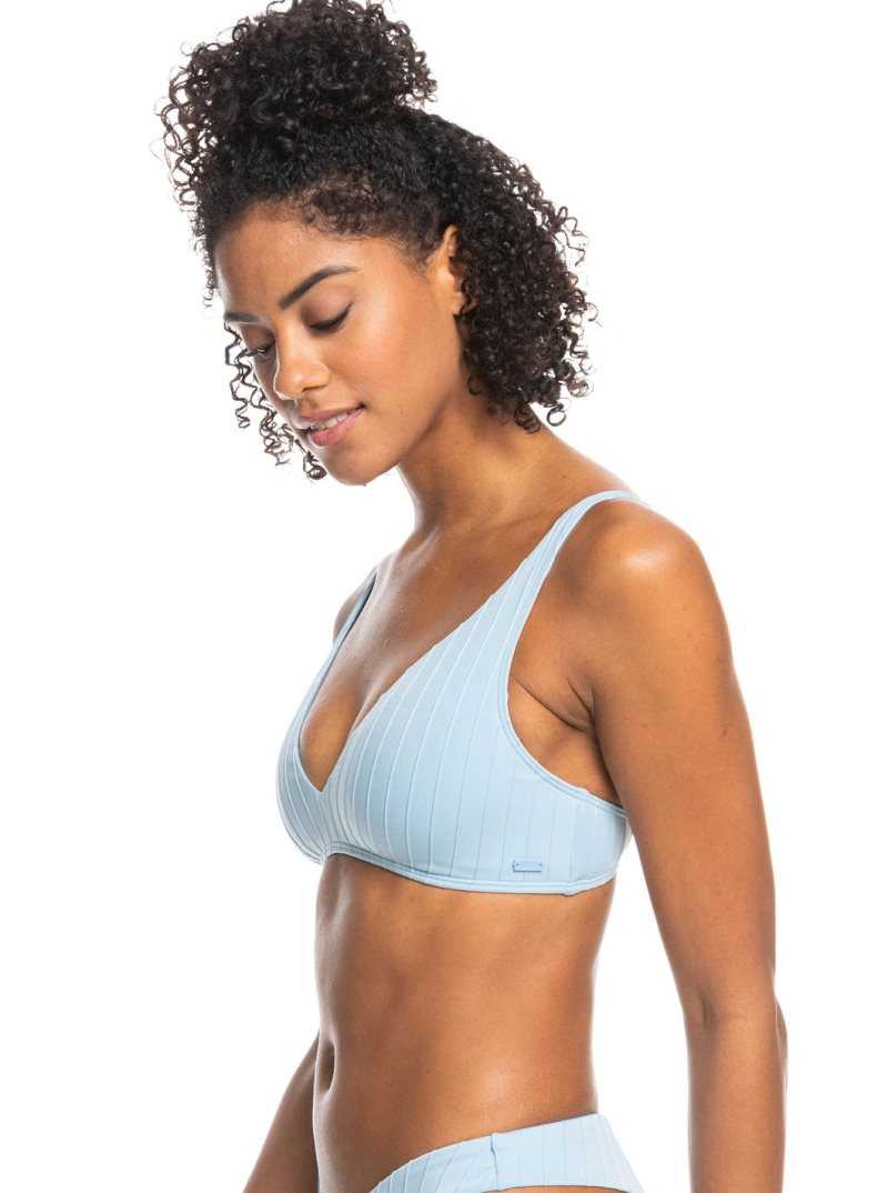 Roxy Love The Oceana Bikini Top Cerulean | SMFEP-8725