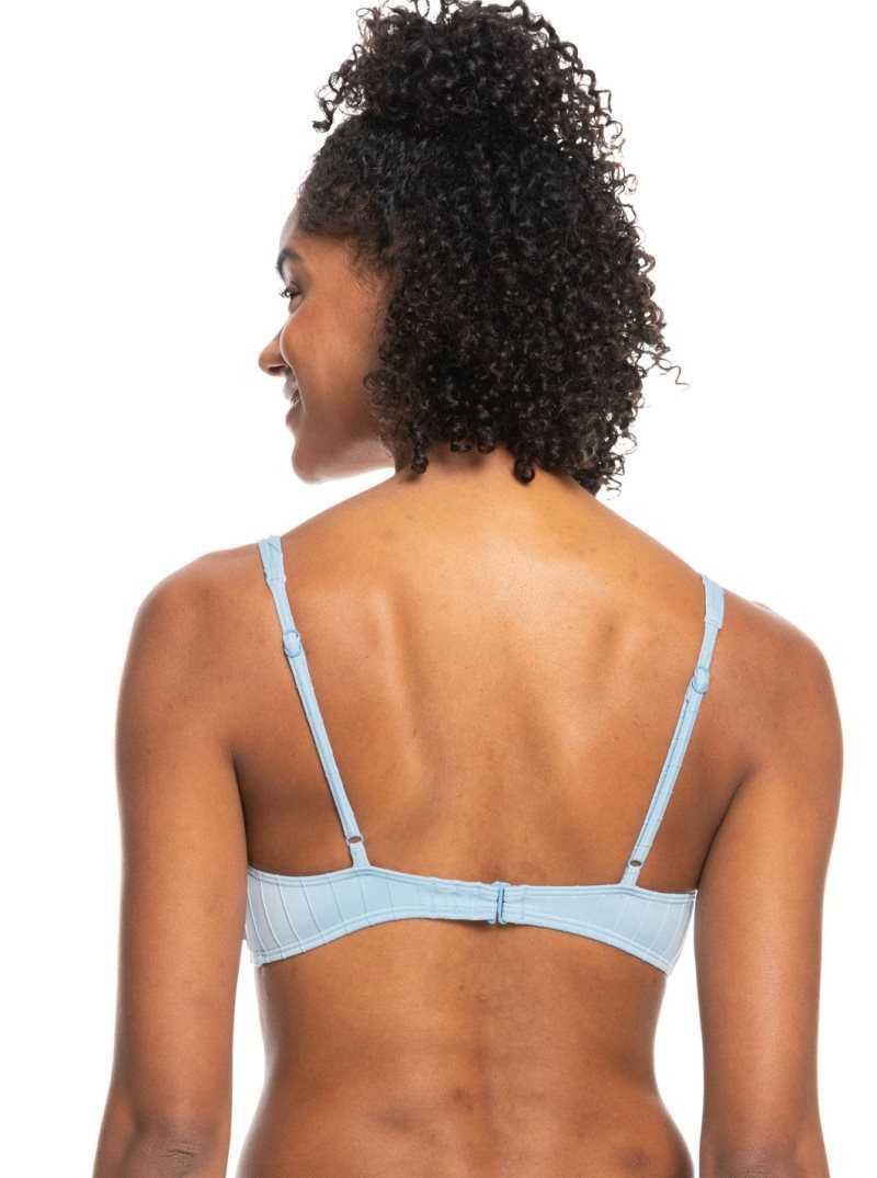 Roxy Love The Oceana Bikini Top Cerulean | SMFEP-8725