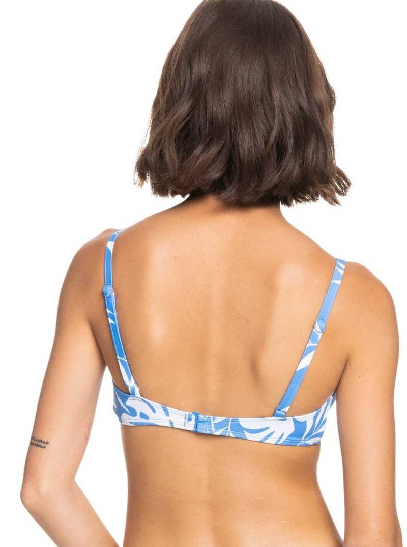 Roxy Love The Perfect 10 Triangle Bikini Top Regatta S Surf Trippin Bico | RWPVQ-9605