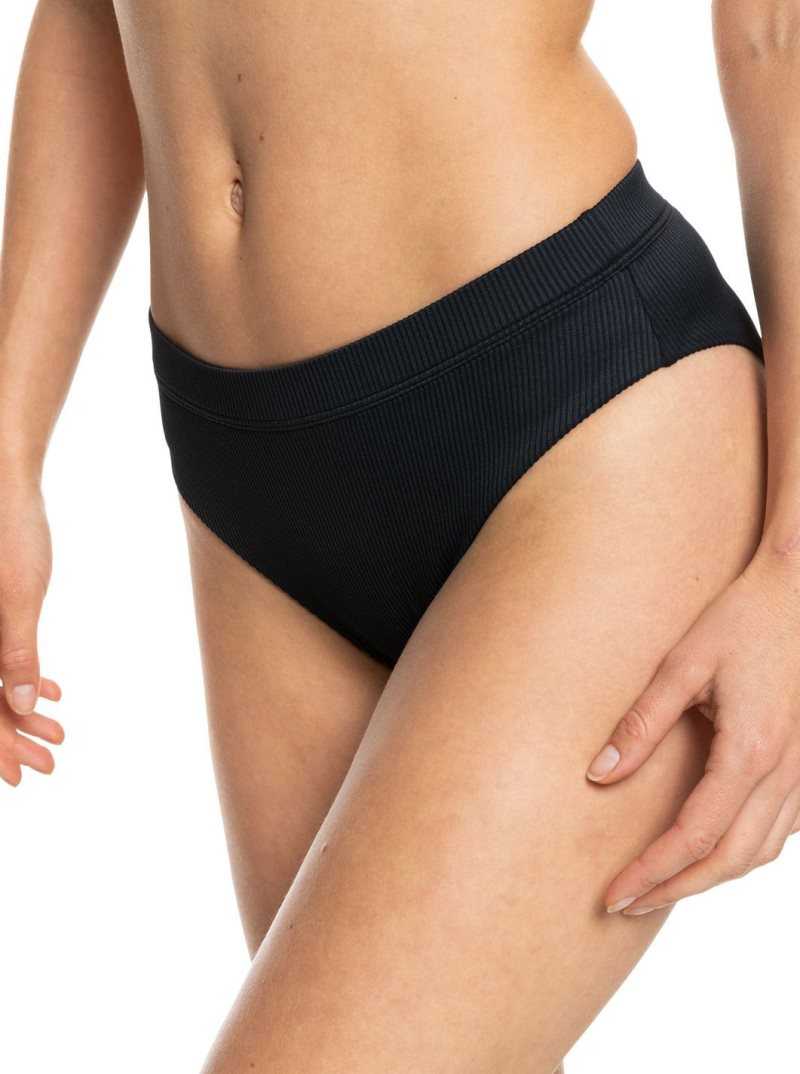 Roxy Love The Shorey Bikini Bottoms Anthracite | HGWXV-9465