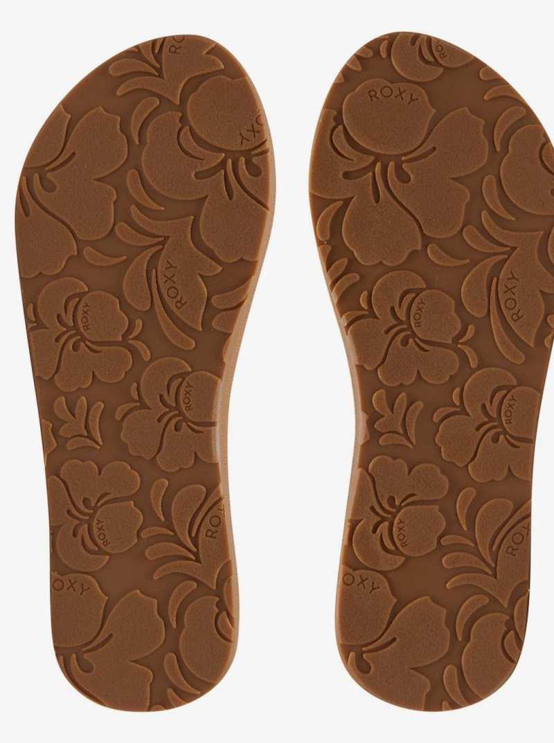 Roxy Malia Flip-Flops Natural | TDBHW-3769