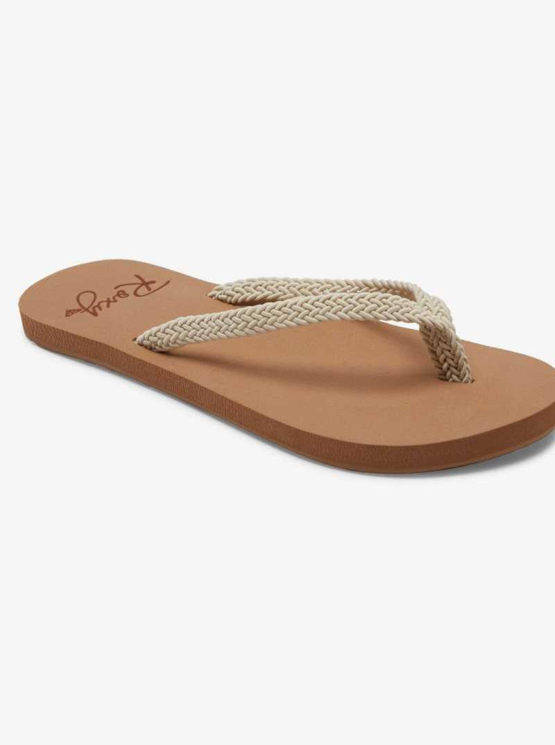 Roxy Malia Flip-Flops Natural | TDBHW-3769