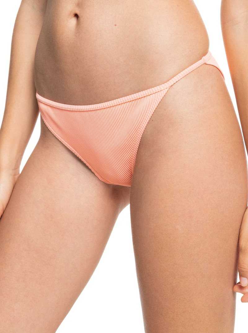 Roxy Mind Of Freedom Cheeky Bikini Bottoms Peach Amber | TWFKM-2493