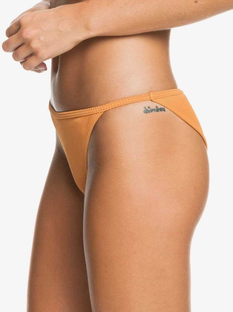 Roxy Mind Of Freedom Mini Bikini Bottoms Golden Ochre | GBHZI-4318