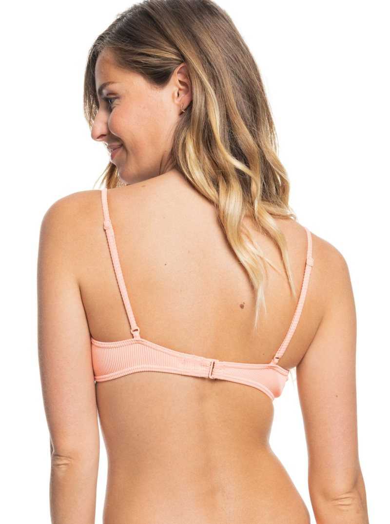 Roxy Mind Of Freedom Underwired Bikini Top Peach Amber | RQSOL-9031