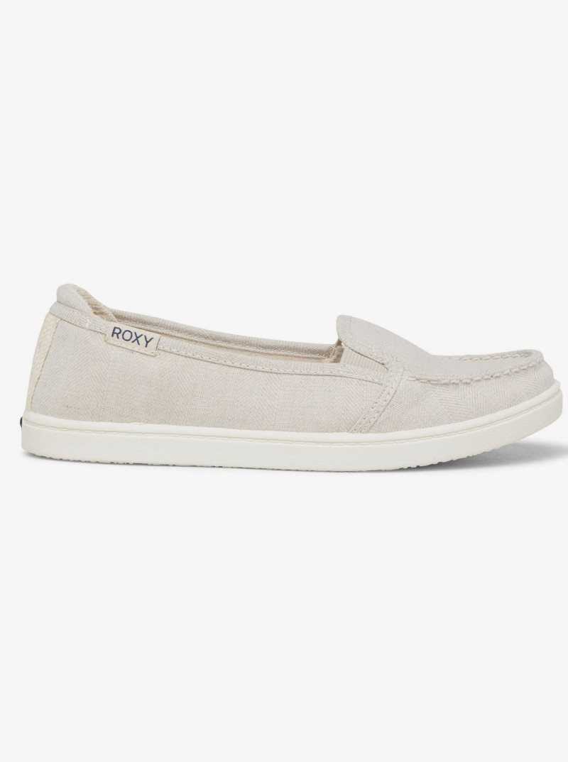 Roxy Minnow Slip-On Shoes Oatmeal | LGRWS-5217