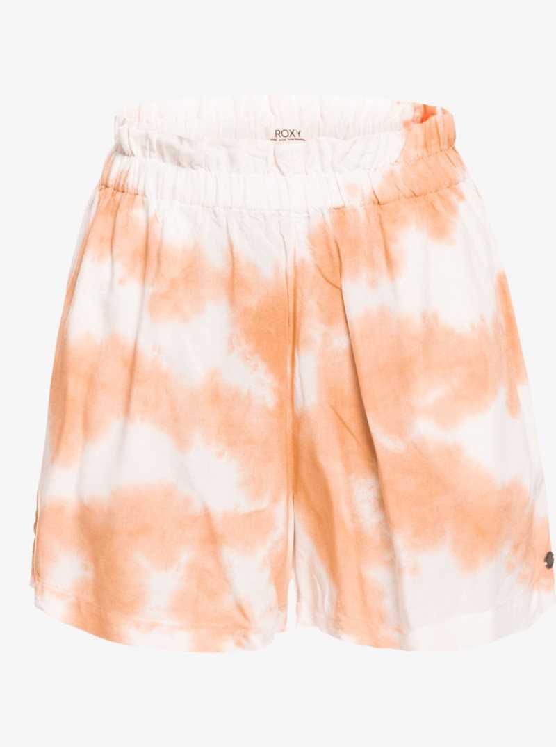 Roxy Miss Most Tie Dye Pyjama Shorts Toast On Mars | ETHKV-6495