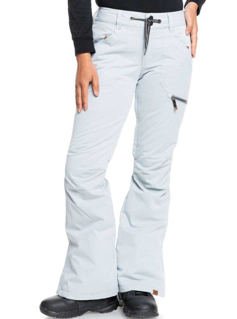 Roxy Nadia Insulated Snow Pants Heather Grey | HOITK-5916