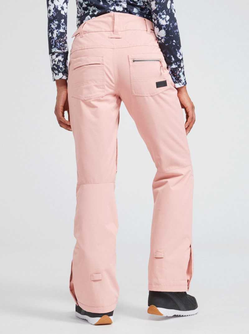 Roxy Nadia Insulated Snow Pants Mellow Rose | DLNFG-6795