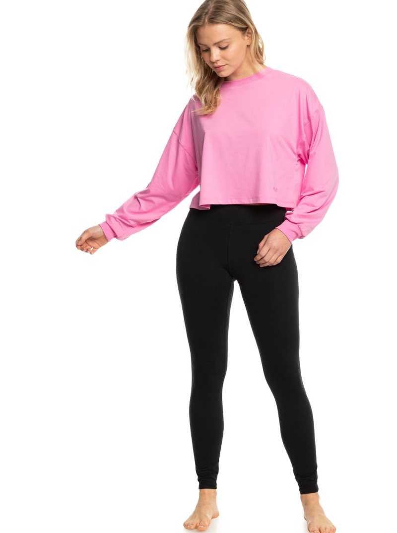 Roxy Naturally Active Long Sleeve T-Shirt Cyclamen | CFOXR-8475