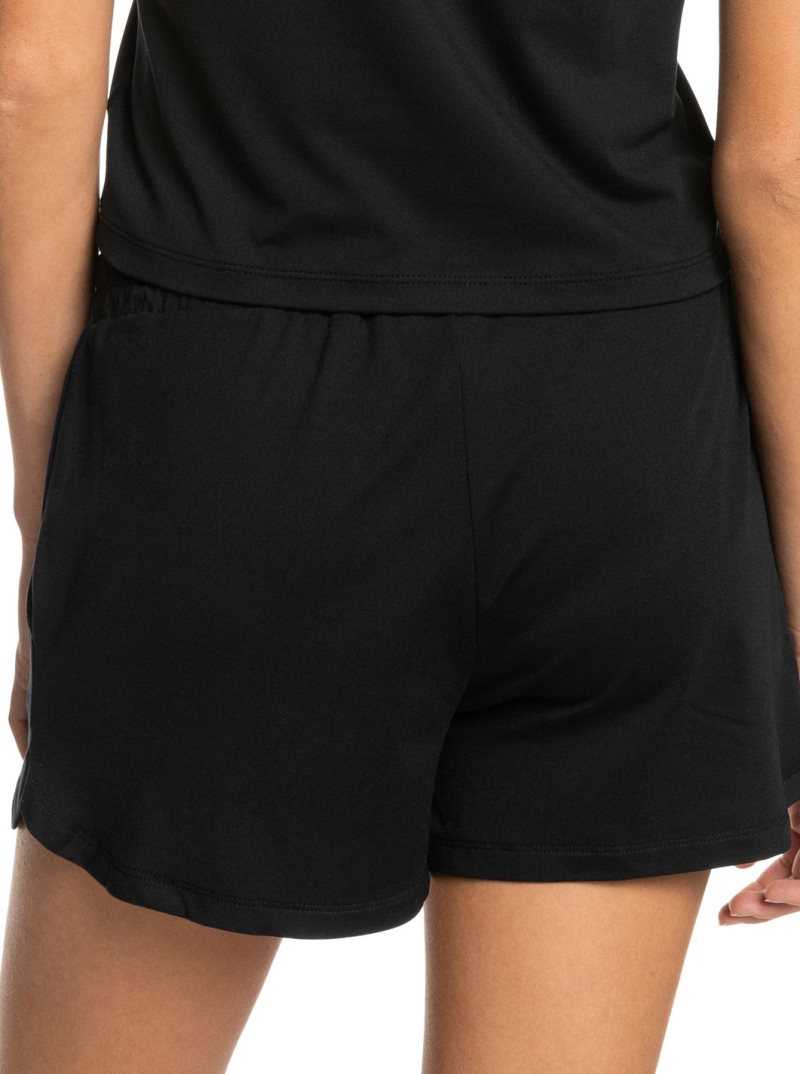 Roxy Naturally Active Sports Shorts Anthracite | FDGAV-3216