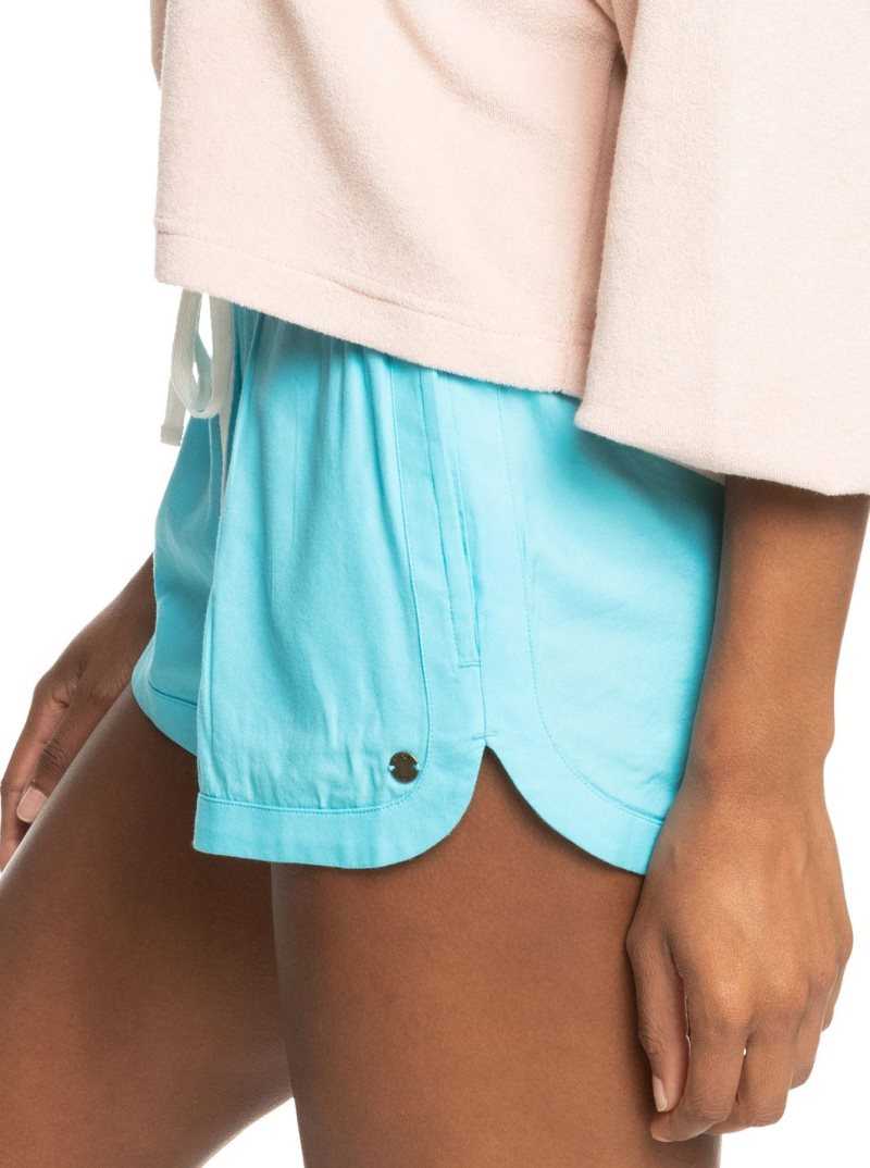 Roxy New Impossible Love Elasticized Shorts Bachelor Button | QTXUI-3729