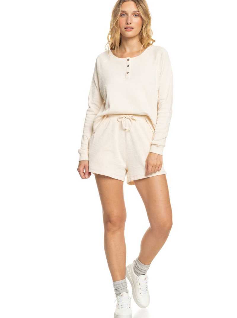 Roxy Next Door Long Sleeve Top Tapioca | INDWR-9706