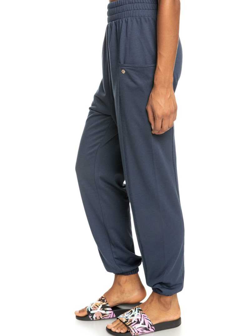 Roxy Next Set Drop Crotch Joggers Mood Indigo | WQIBK-8510