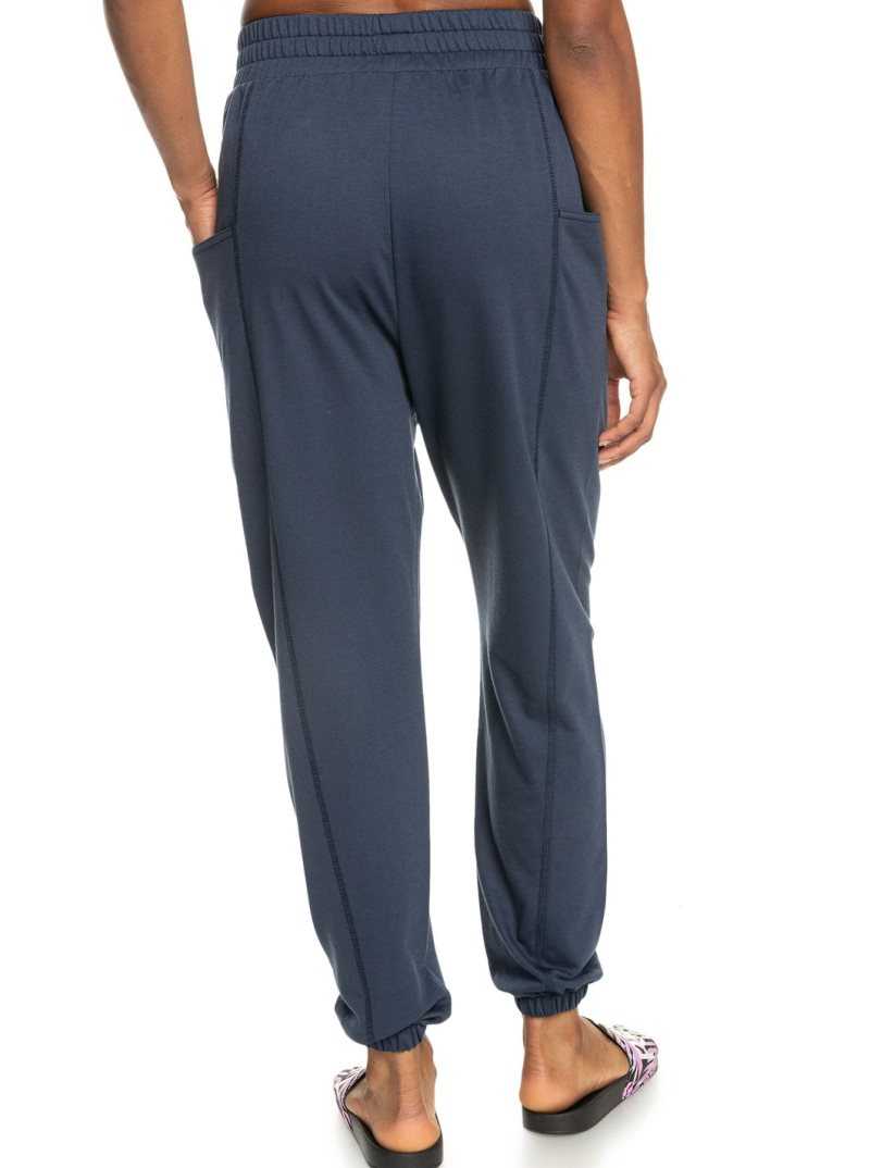 Roxy Next Set Drop Crotch Joggers Mood Indigo | WQIBK-8510