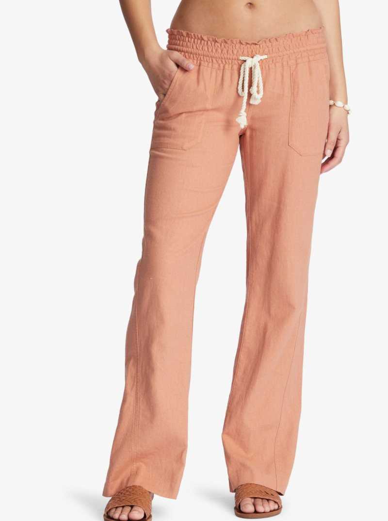 Roxy Oceanside Flared Pants Cork | NRJZG-7029