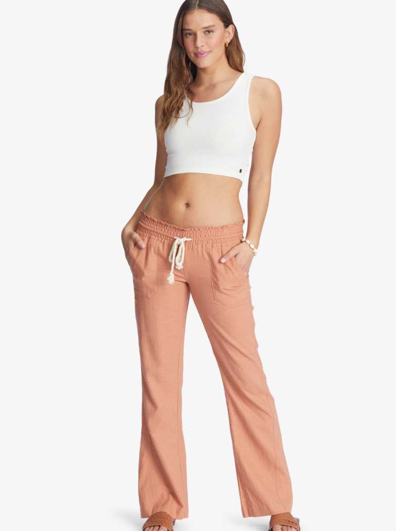 Roxy Oceanside Flared Pants Cork | NRJZG-7029