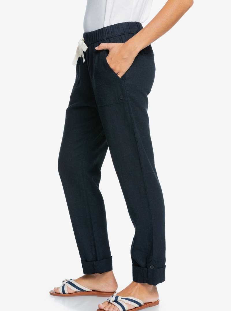 Roxy On The Seashore Cargo Pants Anthracite | MVWCO-2657