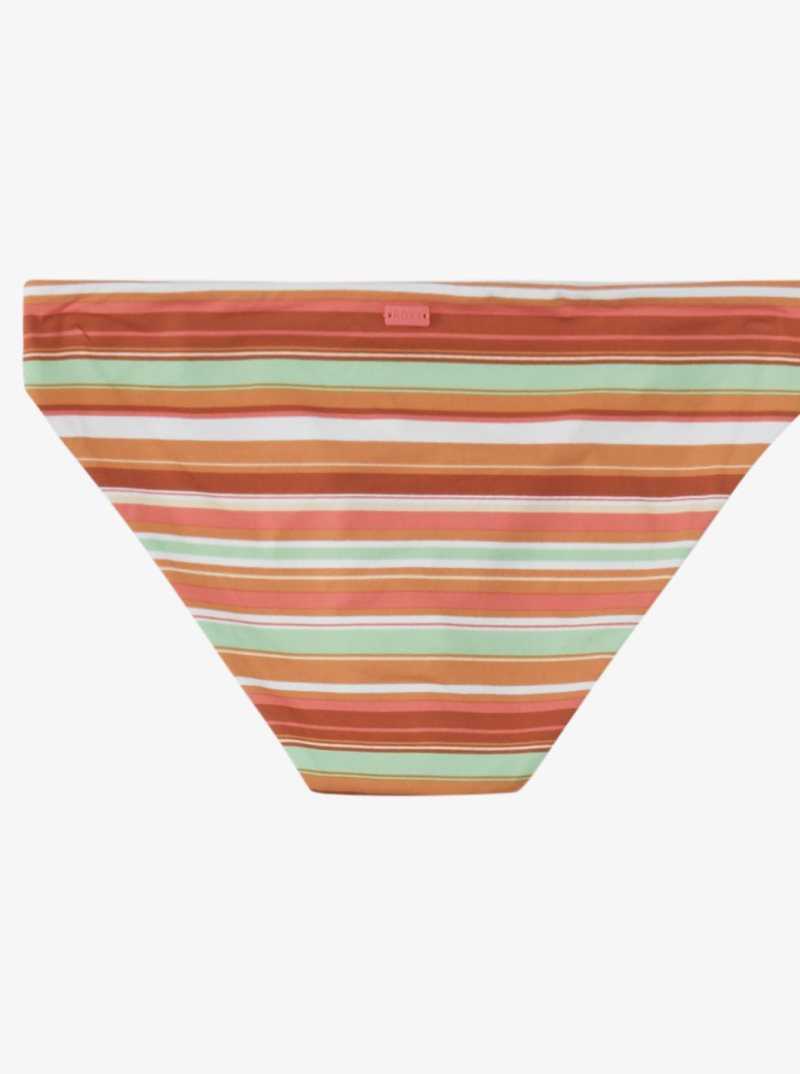 Roxy Printed Beach Classics Hipster Bikini Bottoms Baked Clay Endless Summer Stri | ONFAC-0524