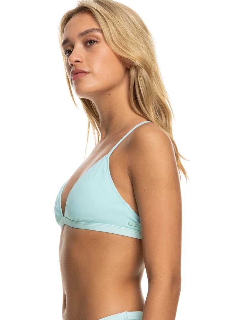 Roxy Pro The Cut Back Triangle Bikini Top Spa Retreat | XQBMP-7512