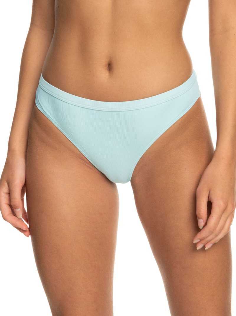 Roxy Pro The Snap Turn Cheeky Bikini Bottoms Spa Retreat | LKAJM-7213