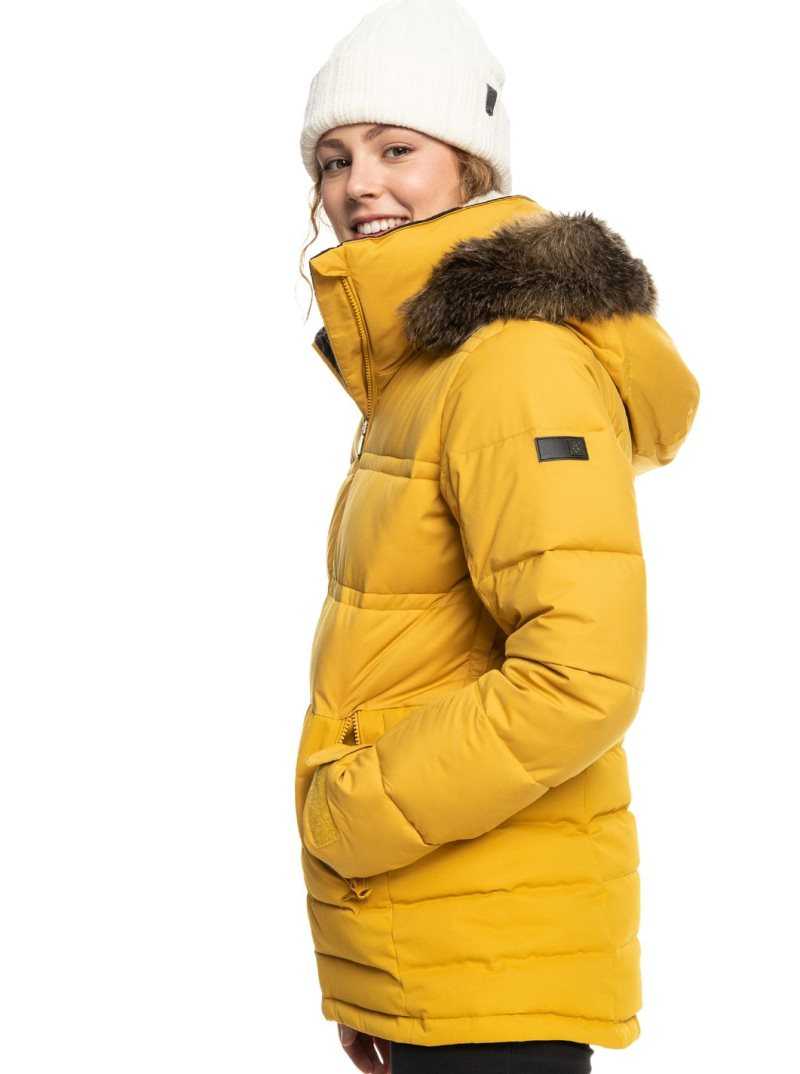 Roxy Quinn Insulated Snow Jacket Honey | SBXQU-1387