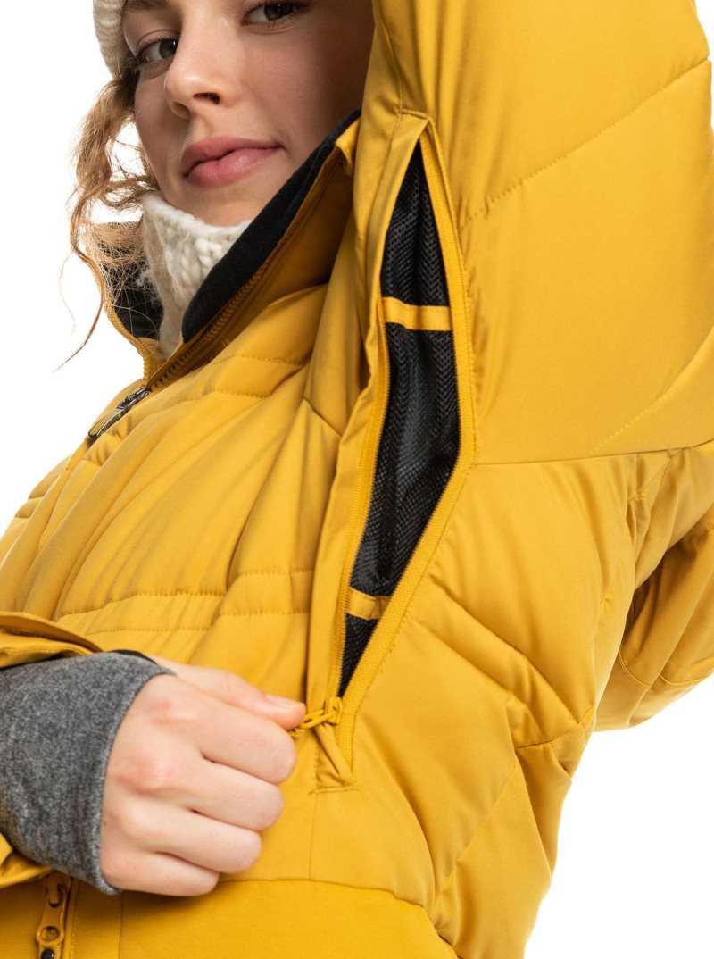 Roxy Quinn Insulated Snow Jacket Honey | SBXQU-1387