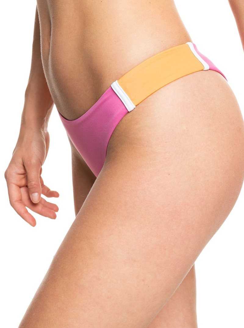 Roxy Rad Retro Cheeky Bikini Bottoms Cantaloupe | APSJQ-0471