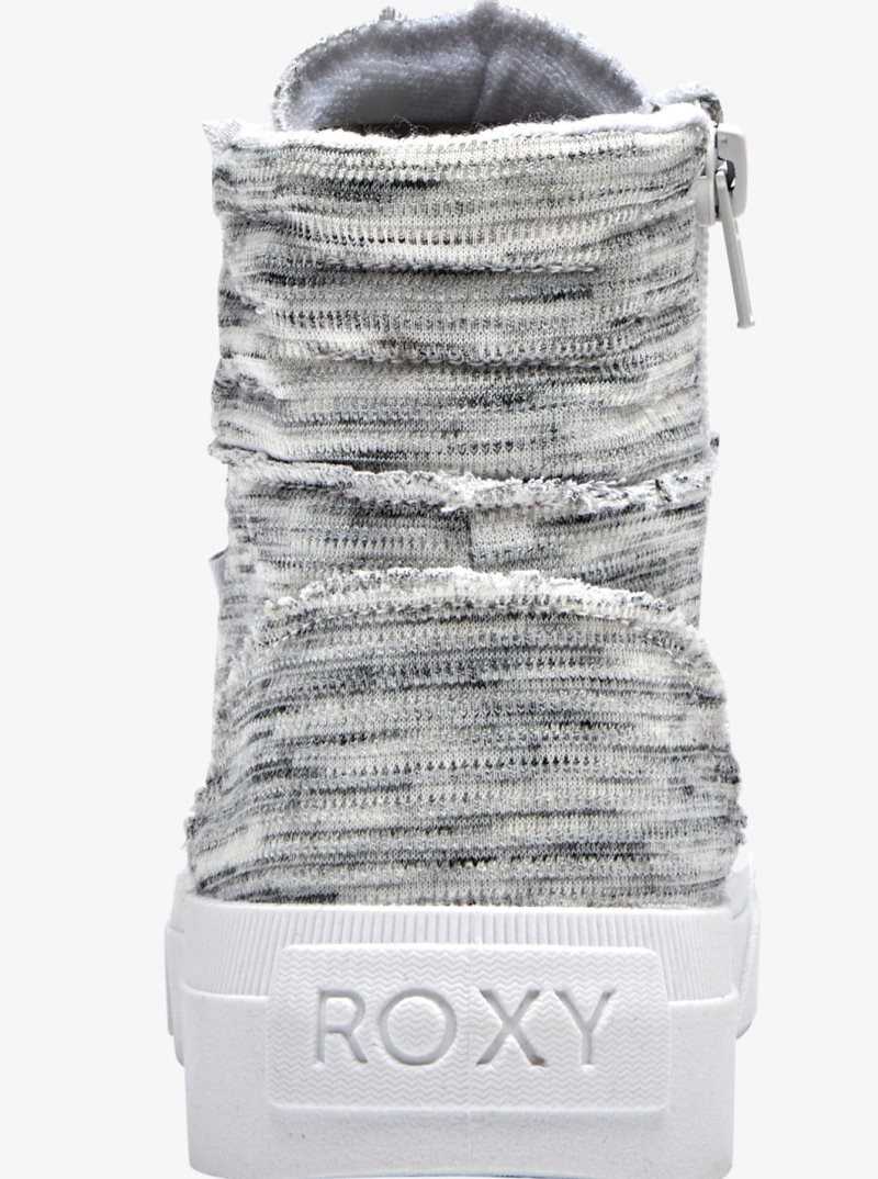 Roxy Rae Mid-Top Shoes Heather Grey | ULHDP-3502