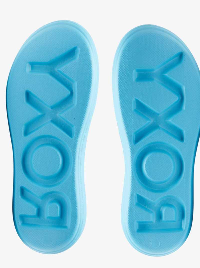 Roxy Rivie Sandals Aqua | CSGMD-3549