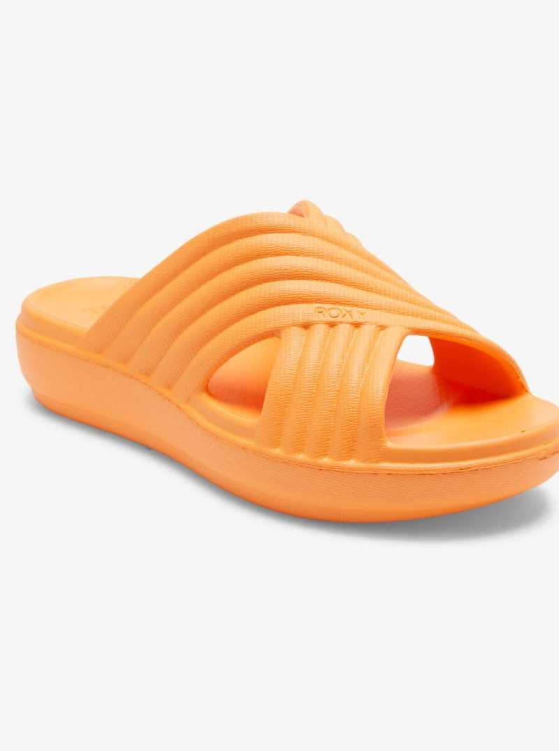 Roxy Rivie Sandals Orange | FVWZL-9748