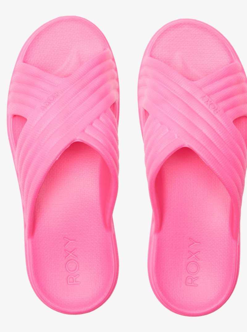 Roxy Rivie Sandals Pink | YPOHG-6853