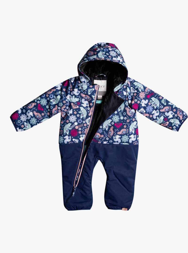 Roxy Rose Insulated Snow Suit Baby Medieval Blue Neo | XSQFR-4130