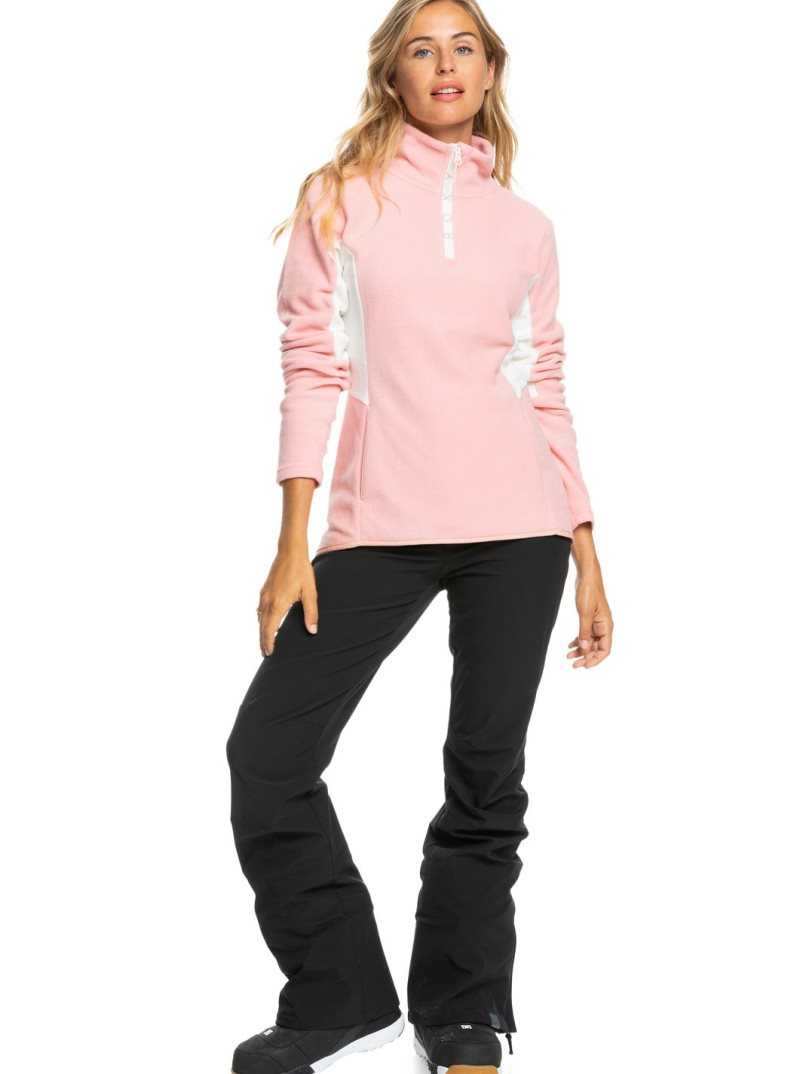 Roxy Sayna Half-Zip Fleece Mellow Rose | NSRWT-1962