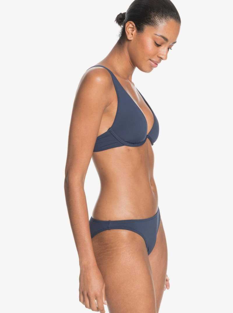 Roxy Sd Beach Classics Moderate Bo Separate Bottom Mood Indigo | JLVNO-3052