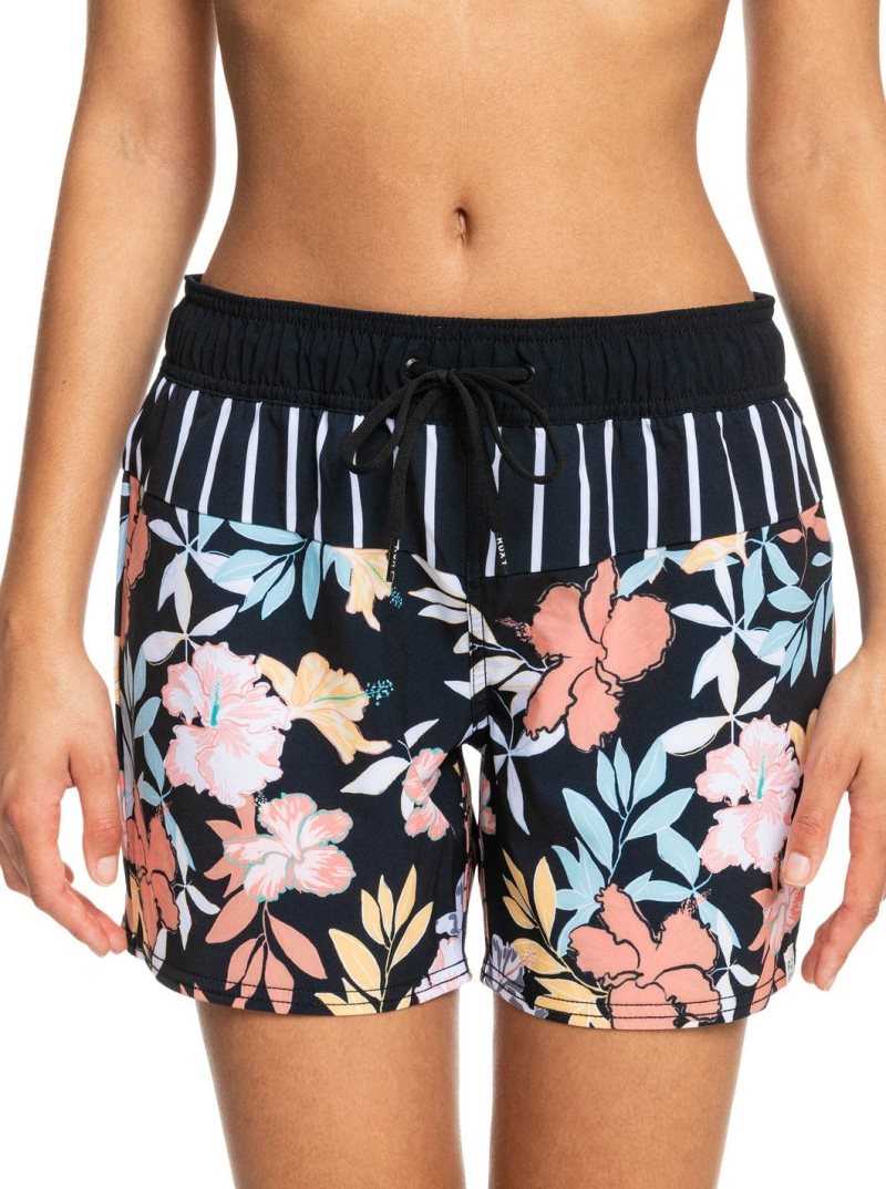 Roxy Sea 5\' Boardshorts Anthracite S Island Vibes | ZOTUB-6914