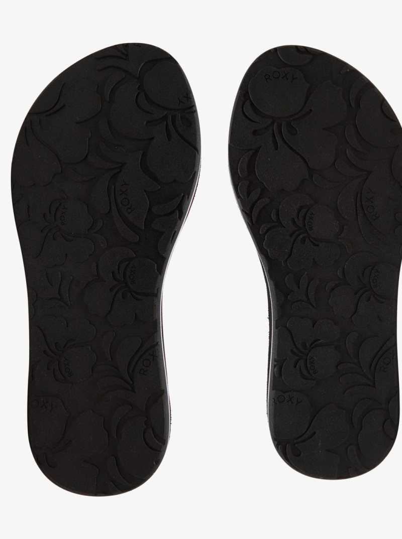 Roxy Send It Sandals Black | WYPGD-6358