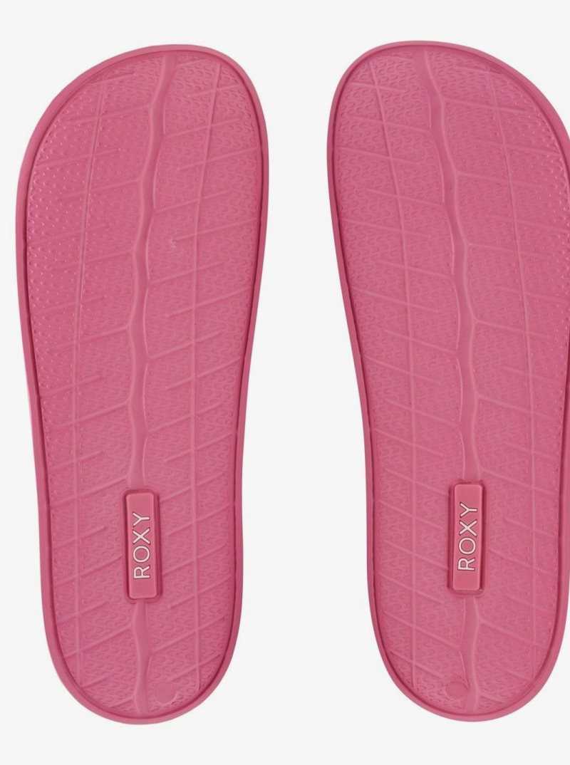 Roxy Slippy Mandala Slide Sandals Pink 1 | DMEHC-7940