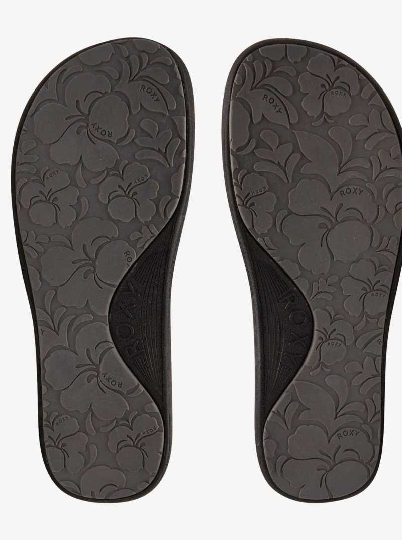 Roxy Slippy Water-Friendly Sandals Black | SVQTR-1347