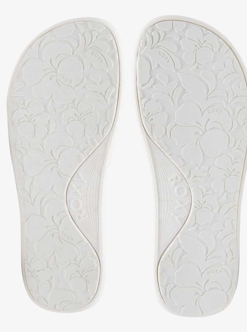 Roxy Slippy Water-Friendly Sandals White/Stripe | NAXQV-9063