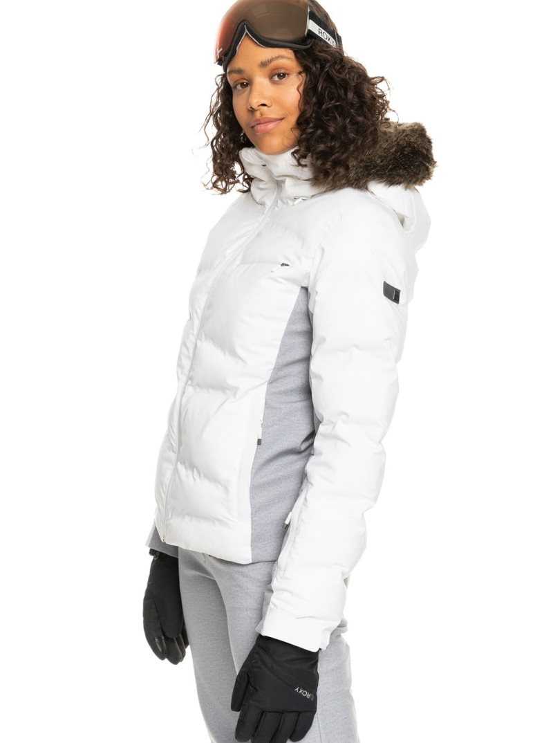 Roxy Snow Storm Insulated Snow Jacket Bright White | EFXPC-7903