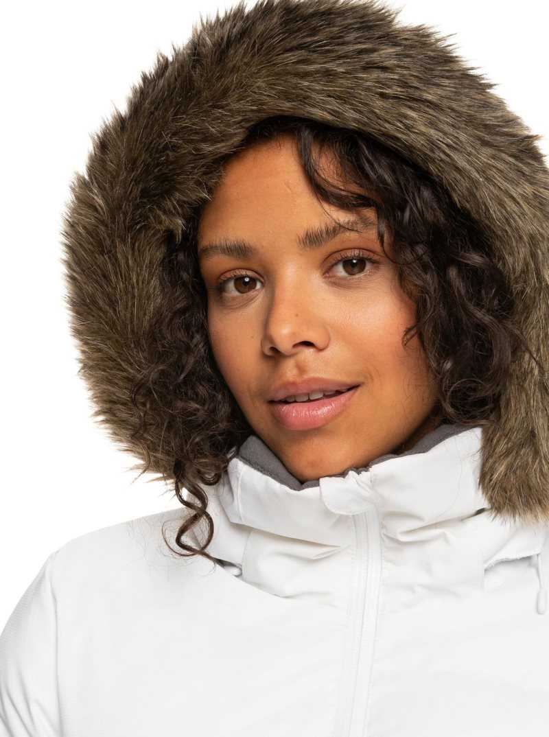 Roxy Snow Storm Insulated Snow Jacket Bright White | EFXPC-7903