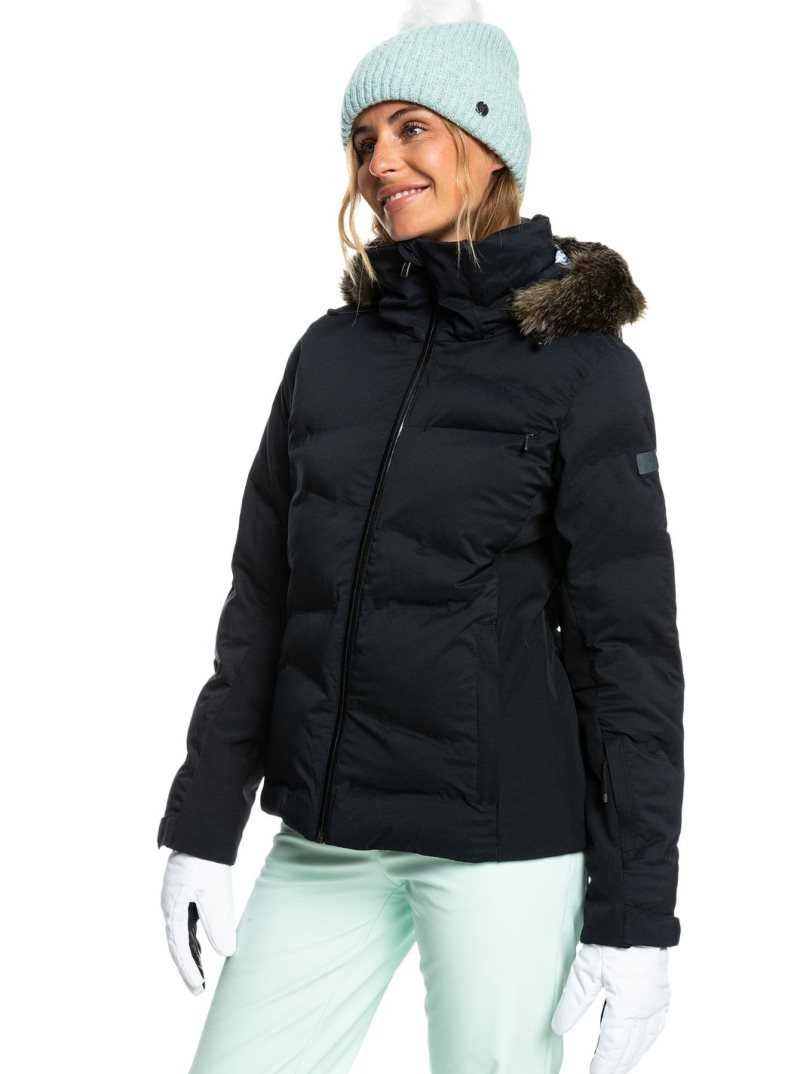 Roxy Snow Storm Insulated Snow Jacket True Black | NWAZH-0162