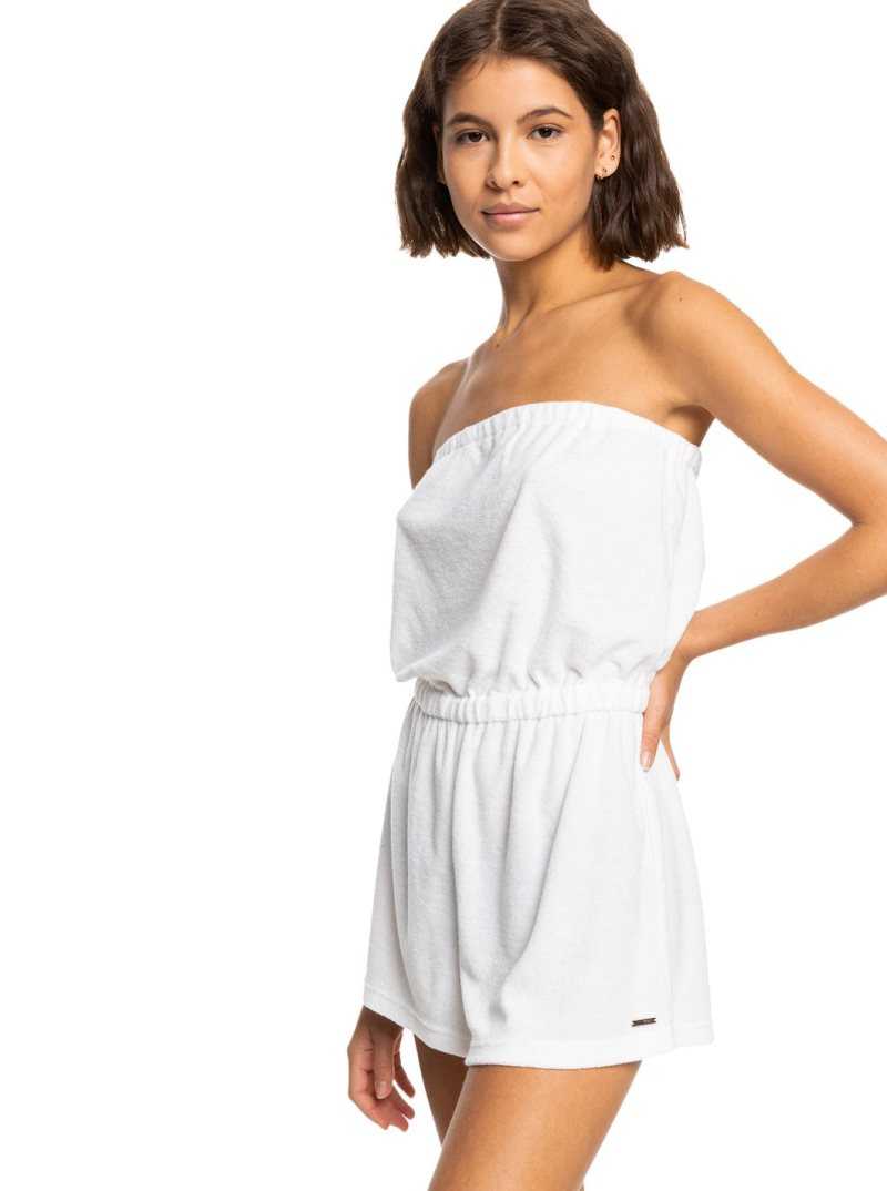 Roxy Special Feeling Romper Bright White | OTERK-4120